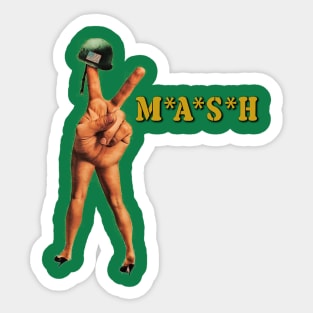 MASH Peace Hand artwork Sticker